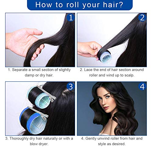 TANCUDER 36 PCS Rulo de Pelo con Agarre Automático y 24 PCS Pinzas de Pato Niquelado Rulos para El Cabello 20 / 30 / 44mm Rodillos de Pelo Autoadhesivos Rizadores para Mujer Niña Hogar y Peluquería TANCUDER 36 PCS Rulo de Pelo con Agarre Automático y 24 PCS Pinzas de Pato Niquelado Rulos para El Cabello 20 / 30 / 44mm Rodillos de Pelo Autoadhesivos Rizadores para Mujer Niña Hogar y Peluquería
