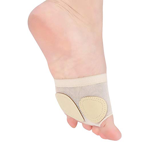 Tangas de Pie,Las Patas de Baile Ballet Cubren Almohadilla del Dedo del Pie Microfibra Práctica Danza del Vientre Medias Zapatillas Medias Delanteras Manga Protectora(XL)