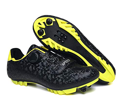 tangjiu Zapatillas de Bicicleta Unisex con Cerradura, Zapatillas de Bicicleta de Montaña Transpirables, Zapatillas Deportivas Antideslizantes Resistentes Al Desgaste Profesionales (Negro,37EU) tangjiu Zapatillas de Bicicleta Unisex con Cerradura, Zapatillas de Bicicleta de Montaña Transpirables, Zapatillas Deportivas Antideslizantes Resistentes Al Desgaste Profesionales (Negro,37EU)