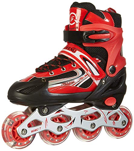Tante Tina Patines en línea con Luces para niños - Talla Ajustable - 3 Colores Disponibles Tante Tina Patines en línea con Luces para niños - Talla Ajustable - 3 Colores Disponibles