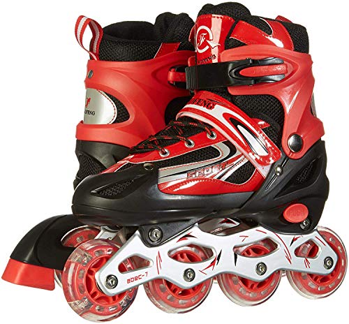 Tante Tina Patines en línea con Luces para niños - Talla Ajustable - 3 Colores Disponibles Tante Tina Patines en línea con Luces para niños - Talla Ajustable - 3 Colores Disponibles