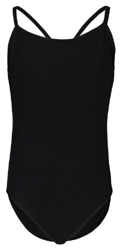 tanzmuster Maillot de Ballet de Tirantes Finos 'Leonie' para niñas en Negro, 116/122 (7-8 años) tanzmuster Maillot de Ballet de Tirantes Finos 'Leonie' para niñas en Negro, 116/122 (7-8 años)