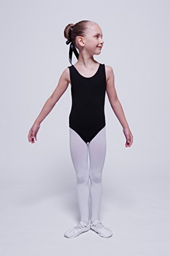 tanzmuster Maillot de Ballet 'Lissy sin Mangas para niƱas en Negro, 140/146 (11-12 aƱos) tanzmuster Maillot de Ballet 'Lissy sin Mangas para niƱas en Negro, 140/146 (11-12 aƱos)