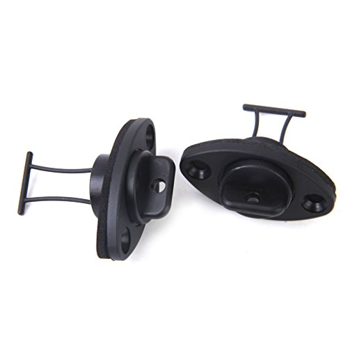 Tapon De Drenaje Magideal Universales Casco con Tornillos para Barco Canoas Kayak Negro