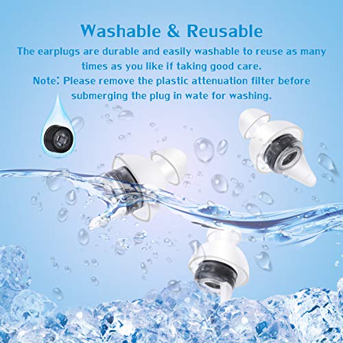 Tapones para los oídos para dormir, Hearprotek Protección Auditiva Tapones que evitan el ruido de los ronquidos y otros sonidos fuertes para Reducción de Ruido Trabajo Viajar (Negro) Tapones para los oídos para dormir, Hearprotek Protección Auditiva Tapones que evitan el ruido de los ronquidos y otros sonidos fuertes para Reducción de Ruido Trabajo Viajar (Negro)