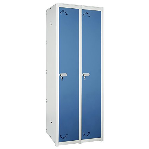 Taquilla metálica 1 Puerta. Módulo de 2 cuerpos. Med.: 1800x530x520 mm. Desmontado Taquilla metálica 1 Puerta. Módulo de 2 cuerpos. Med.: 1800x530x520 mm. Desmontado
