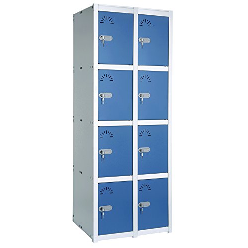 Taquilla metálica 4 Puertas. Módulo de 2 cuerpos. Med.: 1800x530x520 mm. Desmontado Taquilla metálica 4 Puertas. Módulo de 2 cuerpos. Med.: 1800x530x520 mm. Desmontado