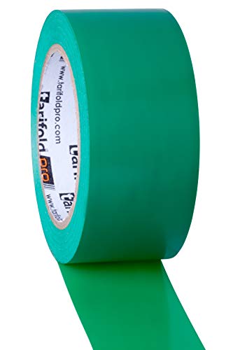 Tarifold 1 Cinta Adhesiva Suelo, Señalización, Seguridad, color Verde-Rollo 50mm x 33m, 50 mm x 33 M