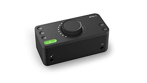 Tarjeta de sonido EVO 4 USB Audio Interface para producción musical (2 entradas / 2 salidas USB audio-interface, alimentación fantasma de 48 voltios, 2 preamplificadores de micrófono, etc.) Tarjeta de sonido EVO 4 USB Audio Interface para producción musical (2 entradas / 2 salidas USB audio-interface, alimentación fantasma de 48 voltios, 2 preamplificadores de micrófono, etc.)