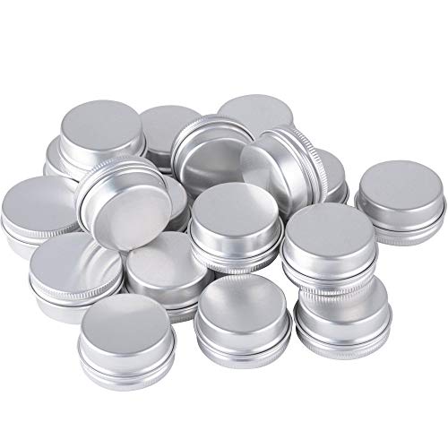 Tarros de Aluminio, 20 Piezas Latas de Aluminio Recipiente Redondo de Aluminio para Almacenar Especias, Dulces, te o Regalos Tarros de Aluminio, 20 Piezas Latas de Aluminio Recipiente Redondo de Aluminio para Almacenar Especias, Dulces, te o Regalos