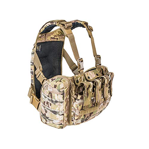 Tasmanian Tiger TT Trooper Back Plate Sistema de Espalda Adaptable para Chaleco táctico TT Chest Rig (Multicam)