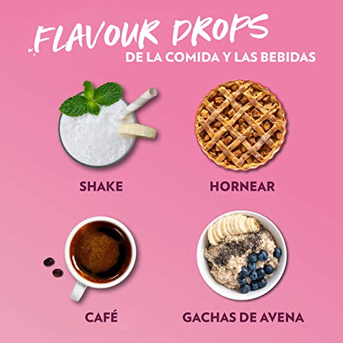 Tasty Drops de GymQueen 30 ml | Gotas de sabores sin calorías, sin azúcar y sin grasa | Gotas de aroma para endulzar la comida | Chocolate