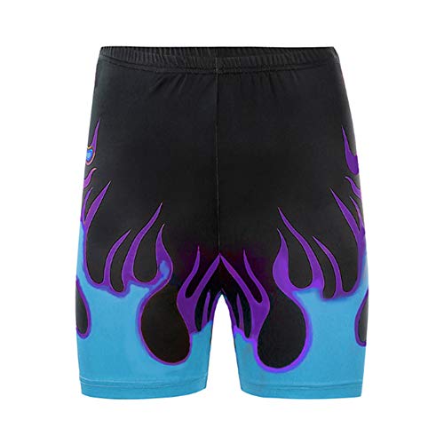 Tasty Life Traje De Club De Mujer Ropa Deportiva De Verano Camiseta De Manga Larga Con Estampado De Llamas + Pantalones Cortos Pantalones De Culturismo Deportivo De Dos Piezas(L,Blue) Tasty Life Traje De Club De Mujer Ropa Deportiva De Verano Camiseta De Manga Larga Con Estampado De Llamas + Pantalones Cortos Pantalones De Culturismo Deportivo De Dos Piezas(L,Blue)