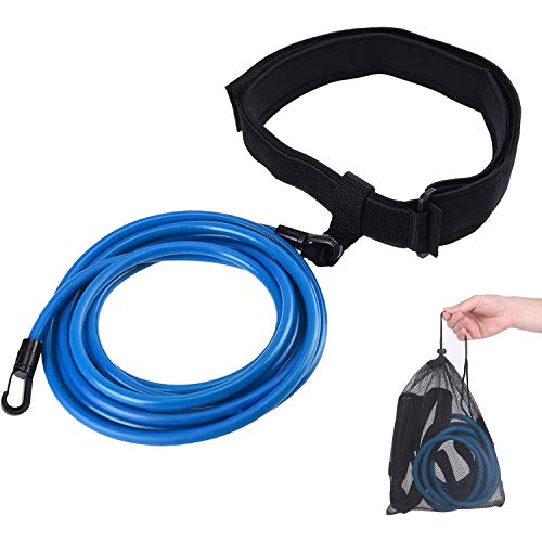 TATAFUN Cinturón de Natación Ajustable para Piscinas de Natación, Exteriores Cinturón de Resistencia para Natación, Cinturón de Entrenamiento de Natación (Azul) TATAFUN Cinturón de Natación Ajustable para Piscinas de Natación, Exteriores Cinturón de Resistencia para Natación, Cinturón de Entrenamiento de Natación (Azul)