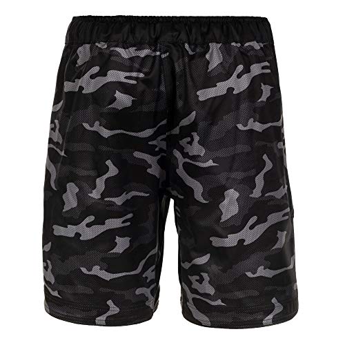 Tatami Fightwear Rival - Pantalones Cortos para Hombre, diseño de Camuflaje Negro, Talla S