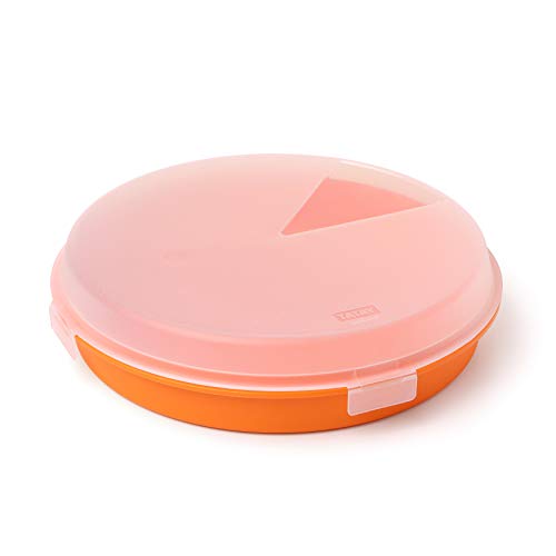TATAY 1165009 Contenedor para Tortillas Reutilizable, Libre de BPA, Apto para microondas, congelador y lavavajillas, 26 cm de diámetro, 1 Unidad, Colores Surtidos