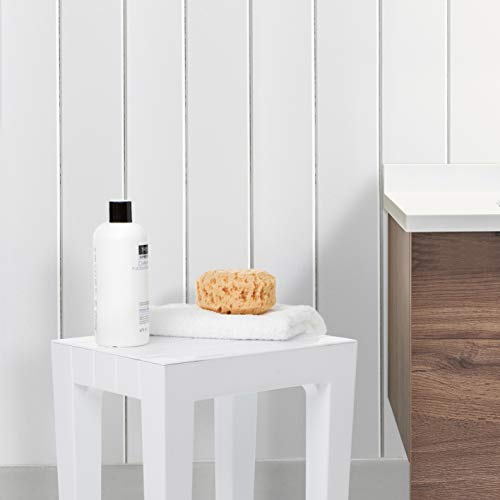 Tatay banqueta Rectangular Fabricada en Polipropileno Texturizado Blanco, con Acabado Efecto Madera. Protección Anti-UVA, Apta para Interior y Exteriores. Medidas 38x29x41m5 cm Tatay banqueta Rectangular Fabricada en Polipropileno Texturizado Blanco, con Acabado Efecto Madera. Protección Anti-UVA, Apta para Interior y Exteriores. Medidas 38x29x41m5 cm