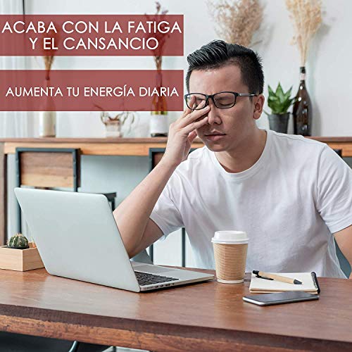 Taurina + cafeína + eleuterococo | Potente energizante y estimulante energético natural | Elimina la fatiga y mejora la resistencia física | Mejora y potencia el rendimiento muscular | 60 cápsulas Taurina + cafeína + eleuterococo | Potente energizante y estimulante energético natural | Elimina la fatiga y mejora la resistencia física | Mejora y potencia el rendimiento muscular | 60 cápsulas