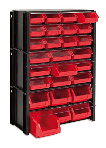 Tayg - Estante con clasificador apilable plástico 12 cajones Tayg - Estante con clasificador apilable plástico 12 cajones