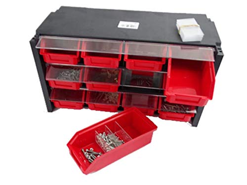 Tayg - Estante con clasificador apilable plástico 12 cajones Tayg - Estante con clasificador apilable plástico 12 cajones