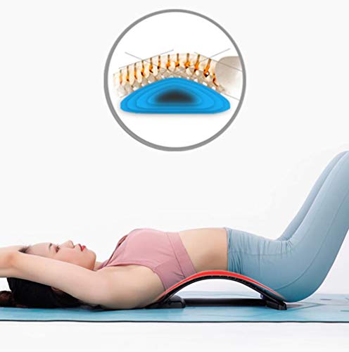 Tbagem-Yjr Cifosis Corrección De Pilates Reformer Máquina De Nuevo El Alivio del Arco Equilibrado, Estiramiento Lumbar (Color : Blue)