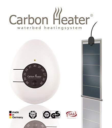 T.B.D. Carbon Heater Classic - Calentador para cama de agua (240 W, bajo consumo, diseño plano)