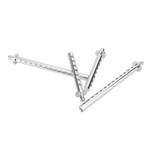 Tbest 4 Piezas Columna de Carcasa Trasera Delantera del Coche, Columna de Carcasa del automóvil Montaje RC Repuestos RC Escala del vehículo Accesorios Aptos para 1/10 EX86100 (Plata R86018S) Tbest 4 Piezas Columna de Carcasa Trasera Delantera del Coche, Columna de Carcasa del automóvil Montaje RC Repuestos RC Escala del vehículo Accesorios Aptos para 1/10 EX86100 (Plata R86018S)