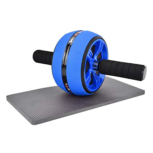 Tbest AB Roller Wheel, AB Trainner Abdominal Wheel Roller Excersise Fitness AB Rollers para Entrenamientos AB Wheel Gym Equipment para el Gimnasio en casa(Azul Negro)