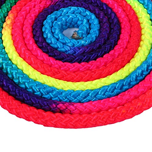 Tbest Gimnasia Rainbow Cuerda Gimnasia Rítmica Gimnasia Cuerda Deportiva, Arco Iris Color Gimnasia Rítmica Cuerda Sólida Cuerda de Nylon Saltar Ejercicio Cuerda Competencia Artes Entrenamiento Cuerda Tbest Gimnasia Rainbow Cuerda Gimnasia Rítmica Gimnasia Cuerda Deportiva, Arco Iris Color Gimnasia Rítmica Cuerda Sólida Cuerda de Nylon Saltar Ejercicio Cuerda Competencia Artes Entrenamiento Cuerda