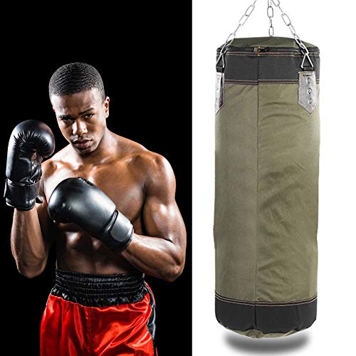 Tbest Sacos de Suelo Saco de Boxeo para Artes Marciales,Entrenamiento Vacío Gancho de Boxeo Kick Sandbag Fight Karate Punch Punching Sand Bag Bolsa de Arena(1m-Verde)