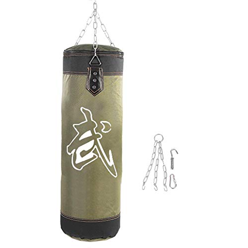 Tbest Sacos de Suelo Saco de Boxeo para Artes Marciales,Entrenamiento Vacío Gancho de Boxeo Kick Sandbag Fight Karate Punch Punching Sand Bag Bolsa de Arena(1m-Verde)