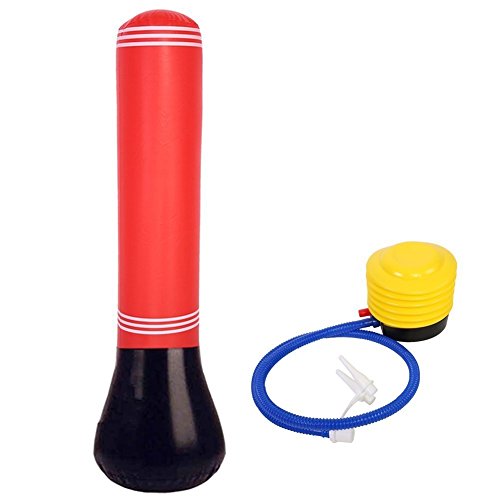 Tbest Sacos de Suelo, Saco de Boxeo Pesado Inflable Bolsa de Boxeo Niño Adulto Sacos de Suelo Saco de Boxeo de Destino Independiente 160 cm con Bomba de Pie Tbest Sacos de Suelo, Saco de Boxeo Pesado Inflable Bolsa de Boxeo Niño Adulto Sacos de Suelo Saco de Boxeo de Destino Independiente 160 cm con Bomba de Pie
