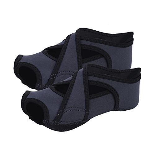 Tbest Zapatillas Calcetines de Yoga Antideslizantes , Calcetines de Pilates de Yoga con Dedos de Pies Zapatillas de Entrenamiento de Baile con Empuñaduras para Pilates Ballet Hombres Mujeres