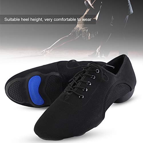 Tbest Zapatos Baile Latino Hombre Mujer,Zapatillas de Baile Latino Danza Suaves y Cómodos Zapatos Latinos de Salón Zapatos de Baile Modernos al Aire Libre para Salsa Latina Tango(40)