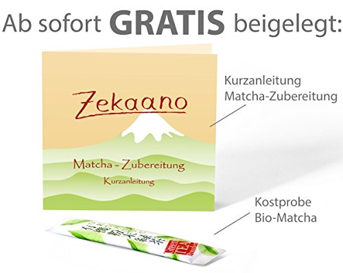 Té Matcha Juego de 3 piezas, antracita rojo, compuesto de té Matcha – Bol, cuchara de té Matcha (y escoba de té Matcha (bambú) en caja de regalo. Original Aricola®