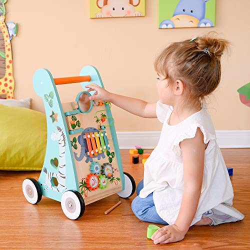 Teamson Kids Preescolar Andador de Actividades de Madera Juego Multifuncional Juguete Educativo para Caminar, Musical, Habilidades motoras (PS-T0008) Teamson Kids Preescolar Andador de Actividades de Madera Juego Multifuncional Juguete Educativo para Caminar, Musical, Habilidades motoras (PS-T0008)