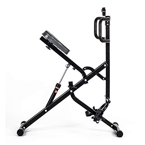 TechFit Máquina de Ejercicios AllCrunch, Bicicleta Doble, Entrenador de Ejercicios de Entrenamiento Corporal Total, Plegable, para Tonificar Piernas, Espalda, Brazos, Glúteos y Abdomen