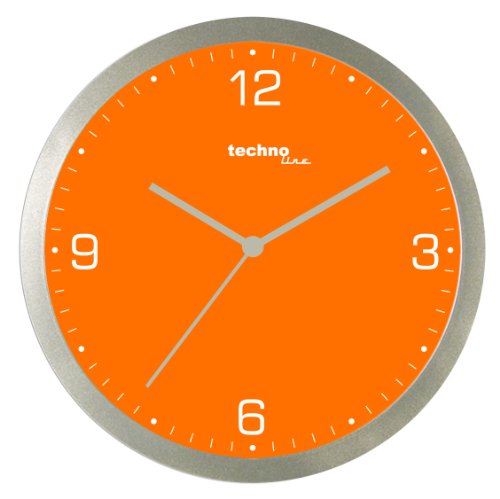 Technoline Wt 9000 - Reloj de Pared de Cuarzo, color naranja