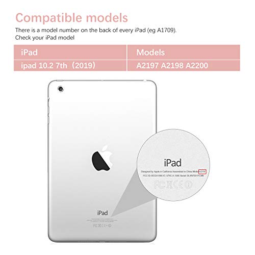Teclado iPad 10.2 Funda, Funda con Teclado para iPad 10.2 (2019 7 Gen)/(2020 8 Gen) con Ranura de Lápiz -Teclado Bluetooth Inalámbrico Desmontable Teclado iPad 10.2 Funda, Funda con Teclado para iPad 10.2 (2019 7 Gen)/(2020 8 Gen) con Ranura de Lápiz -Teclado Bluetooth Inalámbrico Desmontable