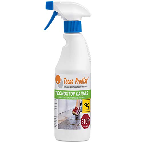 TECNO STOP CAIDAS 500 ML de Tecno Prodist, spray líquido antideslizante transparente, evita el deslizamiento en todo tipo de superficies como bañeras, pavimentos, etc TECNO STOP CAIDAS 500 ML de Tecno Prodist, spray líquido antideslizante transparente, evita el deslizamiento en todo tipo de superficies como bañeras, pavimentos, etc