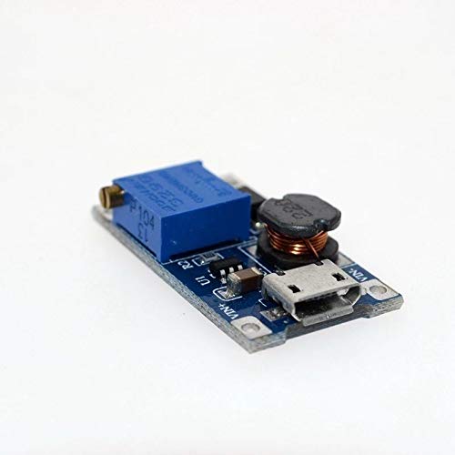TECNOIOT 2pcs 2A Booster DC-DC Step-up 2/24V to 5/12/28V Micro USB MT3608 Replace XL6009 TECNOIOT 2pcs 2A Booster DC-DC Step-up 2/24V to 5/12/28V Micro USB MT3608 Replace XL6009