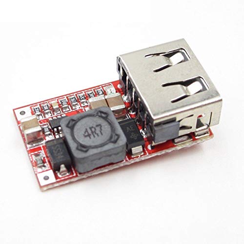TECNOIOT 2pcs 6-24V 24V 12V to 5V USB Step Down Module DC-DC Converter | 2 Pieces DC-DC Buck Module 6-24V 12V/24V to 5V 3A USB Step Down Power Supply Charger Efficiency 97.5% TECNOIOT 2pcs 6-24V 24V 12V to 5V USB Step Down Module DC-DC Converter | 2 Pieces DC-DC Buck Module 6-24V 12V/24V to 5V 3A USB Step Down Power Supply Charger Efficiency 97.5%