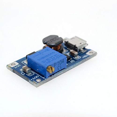 TECNOIOT 5pcs 2A Booster DC-DC Step-up 2/24V to 5/12/28V Micro USB MT3608 Replace XL6009 TECNOIOT 5pcs 2A Booster DC-DC Step-up 2/24V to 5/12/28V Micro USB MT3608 Replace XL6009