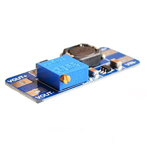 TECNOIOT 5pcs MT3608 2A MAX DC-DC Step Up Power Module Booster Power Module