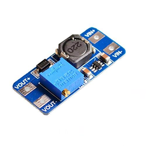 TECNOIOT 5pcs MT3608 2A MAX DC-DC Step Up Power Module Booster Power Module TECNOIOT 5pcs MT3608 2A MAX DC-DC Step Up Power Module Booster Power Module