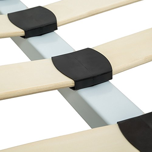 TecTake Cama de Metal Estructura con somier - Varios Modelos - (140x200cm, Blanco) TecTake Cama de Metal Estructura con somier - Varios Modelos - (140x200cm, Blanco)
