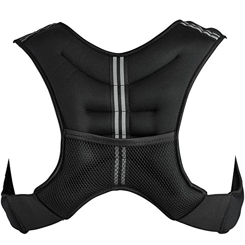 TecTake Chaleco de peso chaleco para correr | Tamaño universal | Excelente libertad de movimiento - varios modelos y peso (8 kg reflectantes | no. 402635) TecTake Chaleco de peso chaleco para correr | Tamaño universal | Excelente libertad de movimiento - varios modelos y peso (8 kg reflectantes | no. 402635)