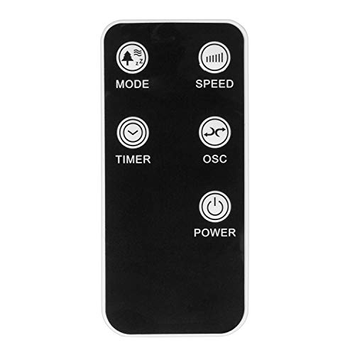 Tecvance TV-0778 Ventilador de Torre con Mando a Distancia-Extra Silencioso y Oscilante 90 ° -3 Niveles de Velocidad y Temporizador – Negro, 1 unidad Tecvance TV-0778 Ventilador de Torre con Mando a Distancia-Extra Silencioso y Oscilante 90 ° -3 Niveles de Velocidad y Temporizador – Negro, 1 unidad