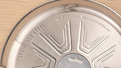 Tefal Daily Cook - Cazo de acero inoxidable de 16 cm, 1 Litro, base reforzada, aptas para todo tipo de cocinas incluido inducción, gran conductividad y resistencia con materiales reciclados Tefal Daily Cook - Cazo de acero inoxidable de 16 cm, 1 Litro, base reforzada, aptas para todo tipo de cocinas incluido inducción, gran conductividad y resistencia con materiales reciclados