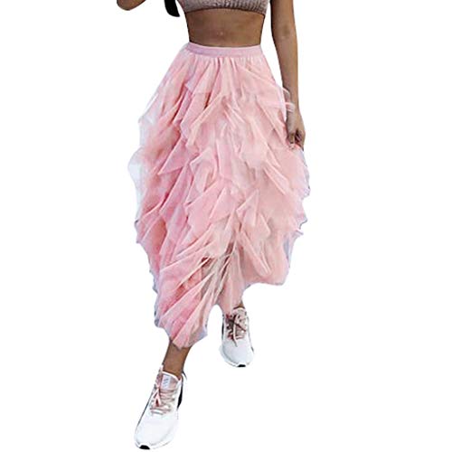 Tefamore Tutu Falda de Mujer Falda de Tul 50's Short Ballet 3 Capas Accesorios de Vestimenta de Baile Niñas para Vestirse Disfraces Danza (L, Rosado) Tefamore Tutu Falda de Mujer Falda de Tul 50's Short Ballet 3 Capas Accesorios de Vestimenta de Baile Niñas para Vestirse Disfraces Danza (L, Rosado)